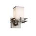 Justice Design Group Textile 9 Inch Wall Sconce - FAB-8171-15-WHTE-DBRZ