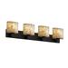 Justice Design Group Alabaster Rocks! 35 Inch 4 Light Bath Vanity Light - ALR-8924-15-NCKL