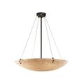 Justice Design Group Porcelina 39 Inch Large Pendant - PNA-9664-35-BANL-MBLK-F3