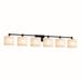 Justice Design Group Fusion 51 Inch 6 Light Bath Vanity Light - FSN-8426-30-OPAL-DBRZ-LED6-4200