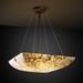 Justice Design Group Alabaster Rocks! 21 Inch Large Pendant - ALR-9661-25-MBLK-F4