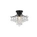 Elegant Lighting Toureg 16 Inch 3 Light Flush Mount - V8000F16C/RC