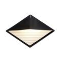 Justice Design Group Ambiance Collection 8 Inch Tall 1 Light LED Outdoor Wall Light - CER-5600W-HMPW