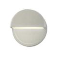 Justice Design Group Ambiance Collection 8 Inch Tall LED Outdoor Wall Light - CER-5610W-WHT