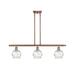 Innovations Lighting Bruno Marashlian Small Deco Swirl 36 Inch 3 Light Linear Suspension Light - 516-3I-BK-G1213-6-LED