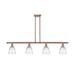 Innovations Lighting Bruno Marashlian Brookfield 48 Inch 4 Light Linear Suspension Light - 516-4I-BAB-G442-LED