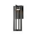 dweLED Chamber 20 Inch Tall 1 Light LED Outdoor Wall Light - WS-W48620-BK