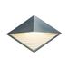 Justice Design Group Ambiance Collection 8 Inch Tall 1 Light LED Outdoor Wall Light - CER-5600W-CRK