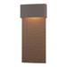 Hubbardton Forge Stratum 21 Inch Tall LED Outdoor Wall Light - 302632-1027