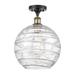 Innovations Lighting Bruno Marashlian Extra Large Deco Swirl 12 Inch 1 Light Semi Flush Mount - 516-1C-BAB-G1213-12-LED