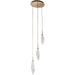 Hammerton Studio Rock Crystal 16 Inch 3 Light LED Multi Light Pendant - CHB0050-03-HB-CS-C01-L1