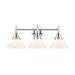 Innovations Lighting Bruno Marashlian Caden 26 Inch 3 Light LED Bath Vanity Light - 447-3W-BK-SDY-LED