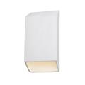 Justice Design Group Ambiance Collection 14 Inch Tall 1 Light LED Outdoor Wall Light - CER-5870W-TRAG