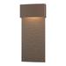 Hubbardton Forge Stratum 21 Inch Tall LED Outdoor Wall Light - 302632-1022