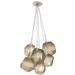 Hammerton Studio Gem 18 Inch 6 Light LED Multi Light Pendant - CHB0039-0F-SN-S-C01-L1