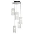 Hammerton Studio Textured Glass 19 Inch 5 Light Multi Light Pendant - CHB0044-05-GB-SG-C01-E2