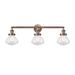 Innovations Lighting Bruno Marashlian Olean 30 Inch 3 Light Bath Vanity Light - 205-SG-G322-LED