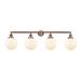 Innovations Lighting Bruno Marashlian Large Beacon 44 Inch 4 Light Bath Vanity Light - 215-OB-G204-8-LED