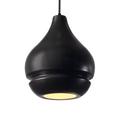 Justice Design Group Radiance 8 Inch Mini Pendant - CER-6400-CRB-DBRZ-WTCD-120E-LED-10W