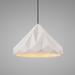 Justice Design Group Radiance 12 Inch Mini Pendant - CER-6450-CRB-ABRS-120E-LED-10W