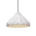 Justice Design Group Radiance 12 Inch Mini Pendant - CER-6450-CRB-ABRS-120E-LED-10W