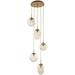 Hammerton Studio Levi Wilson Nebula 24 Inch 5 Light Multi Light Pendant - CHB0069-05-GB-ZS-C01-L1