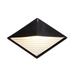 Justice Design Group Ambiance Collection 8 Inch Tall 1 Light LED Outdoor Wall Light - CER-5600W-SLTR