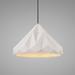 Justice Design Group Radiance 12 Inch Mini Pendant - CER-6450-CRB-DBRZ-WTCD-120E-LED-10W