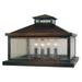 Arroyo Craftsman Canterbury 15 Inch Tall 4 Light Outdoor Pier Lamp - CAC-19GW-MB