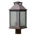 Arroyo Craftsman Canterbury 21 Inch Tall 3 Light Outdoor Post Lamp - CAP-9AM-AB