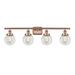 Innovations Lighting Bruno Marashlian Beacon 36 Inch 4 Light Bath Vanity Light - 916-4W-PN-G202-6-LED