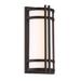 Modern Forms Skyscraper 12 Inch Tall LED Outdoor Wall Light - WS-W68612-35-BK