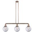 Innovations Lighting Bruno Marashlian Large Beacon 40 Inch 3 Light Linear Suspension Light - 213-BB-G204-8-LED