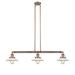 Innovations Lighting Bruno Marashlian Halophane 41 Inch 3 Light Linear Suspension Light - 213-PC-G1-LED