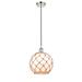 Innovations Lighting Bruno Marashlian Large Farmhouse Rope 10 Inch Mini Pendant - 516-1P-BAB-G121-10RB