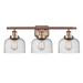 Innovations Lighting Bruno Marashlian Large Bell 26 Inch 3 Light Bath Vanity Light - 916-3W-BAB-G74-LED