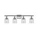 Innovations Lighting Bruno Marashlian Small Bell 36 Inch 4 Light Bath Vanity Light - 916-4W-WPC-G51-LED