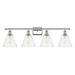 Innovations Lighting Bruno Marashlian Ballston Cone 38 Inch 4 Light Bath Vanity Light - 516-4W-BB-GBC-81-LED