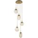 Hammerton Studio Levi Wilson Nebula 24 Inch 5 Light Multi Light Pendant - CHB0067-05-BS-FA-C01-L1