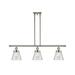 Innovations Lighting Bruno Marashlian Small Cone 36 Inch 3 Light Linear Suspension Light - 916-3I-BAB-G63-LED