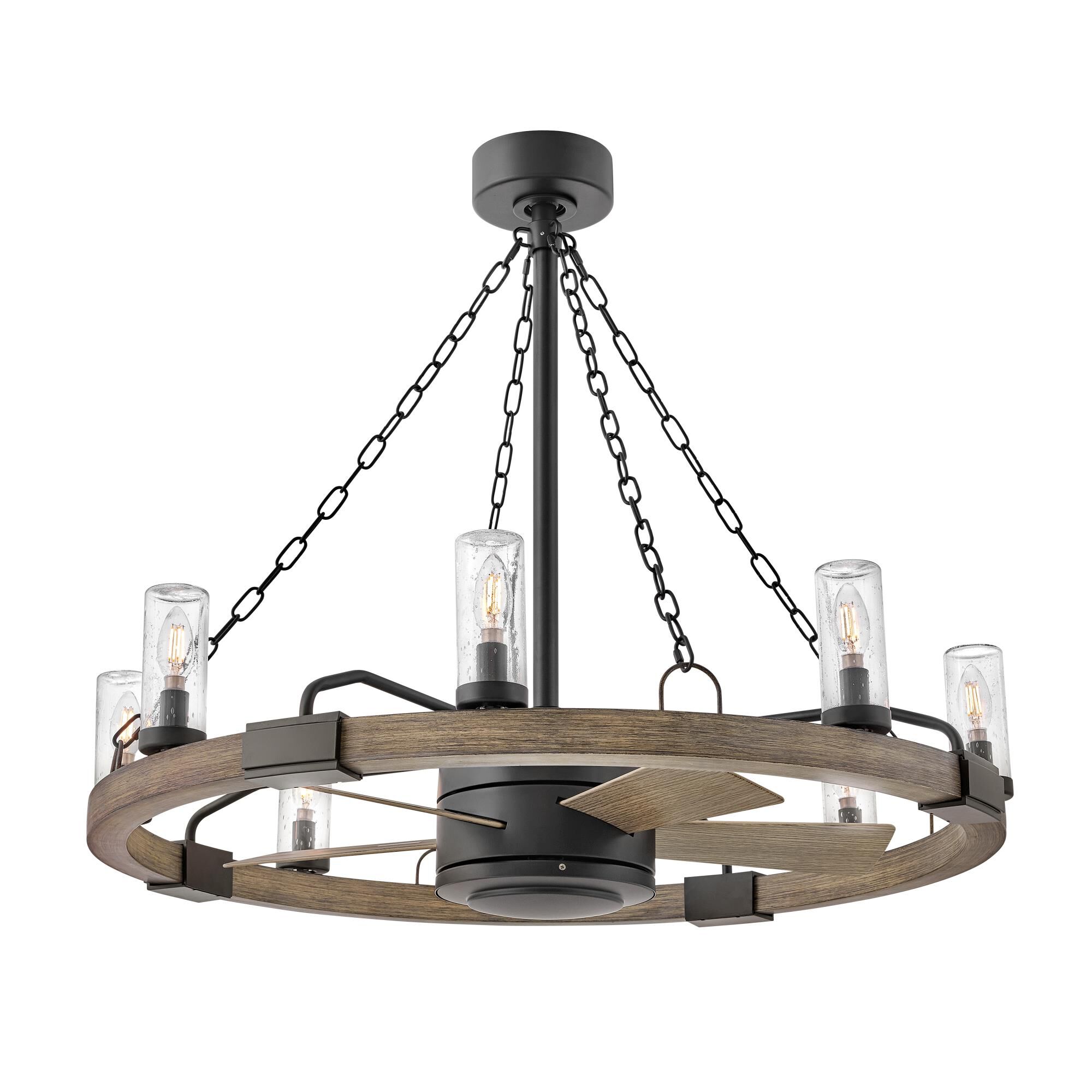 Hinkley Lighting Sawyer 36 Inch Ceiling Fan with Light Kit - 902928FMB-LWD