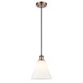 Innovations Lighting Bruno Marashlian Ballston Cone 8 Inch Mini Pendant - 516-1P-BK-GBC-84-LED