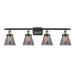 Innovations Lighting Bruno Marashlian Small Cone 36 Inch 4 Light Bath Vanity Light - 916-4W-BB-G62-LED