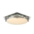 Hubbardton Forge Banded 13 Inch 2 Light Semi Flush Mount - 124394-1072