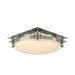 Hubbardton Forge Banded 13 Inch 2 Light Semi Flush Mount - 124394-1072