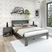 Plank and Beam Farmhouse Queen Bed with Plank Headboard