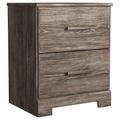 Signature Design Ralinksi Two Drawer Night Stand - Ashley Furniture B2587-92