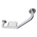 Kingston Brass Meridian Angled 17.44" Grab Bar Metal in Gray | 5.06 H x 1.25 D in | Wayfair GBS141012CS1