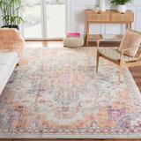 Orange/White 96 x 0.3 in Indoor Area Rug - Bungalow Rose Yedidalga Oriental Beige/Orange Area Rug | 96 W x 0.3 D in | Wayfair