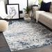 Blue 63 x 0.315 in Area Rug - Langley Street® Fitz Oriental Ivory/Area Rug Polypropylene | 63 W x 0.315 D in | Wayfair